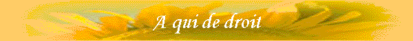 A qui de droit
