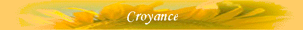 Croyance